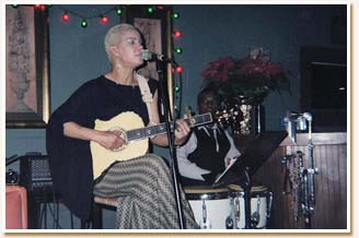 During a show at Kafe Kelly's in 2005.