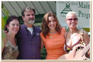 At Hapeville Happy Days with Mayor Alan Hallman and Allie O'Brien in 2005.
